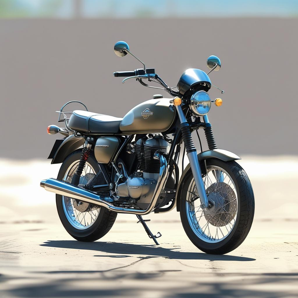 Honda Shine 100 AI generated image showcasing design and mileage features