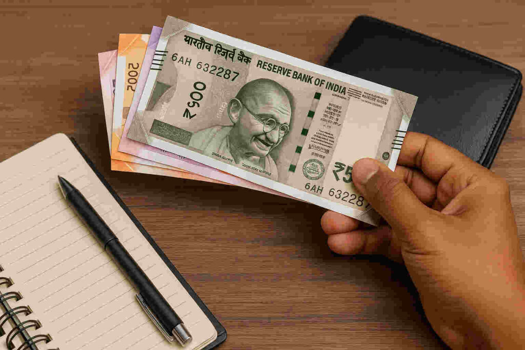 7th vs 8th Pay Commission notes and wallet