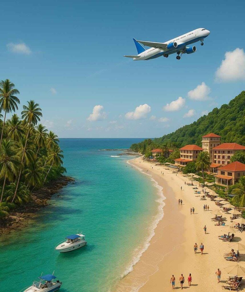 Great Nicobar Project coastal view showing tourism